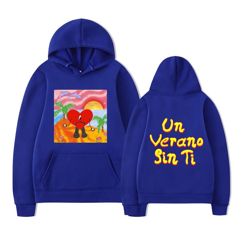Year Un Verano Sin Ti Bad Bunny New Album Hoodie Hooded Men'S And Women'S Sweaters