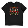 Schnauzer Stocking Christmas T-Shirt Oversized Graphic Tee Man Clothes Essential T Shirt T Shirt For Men