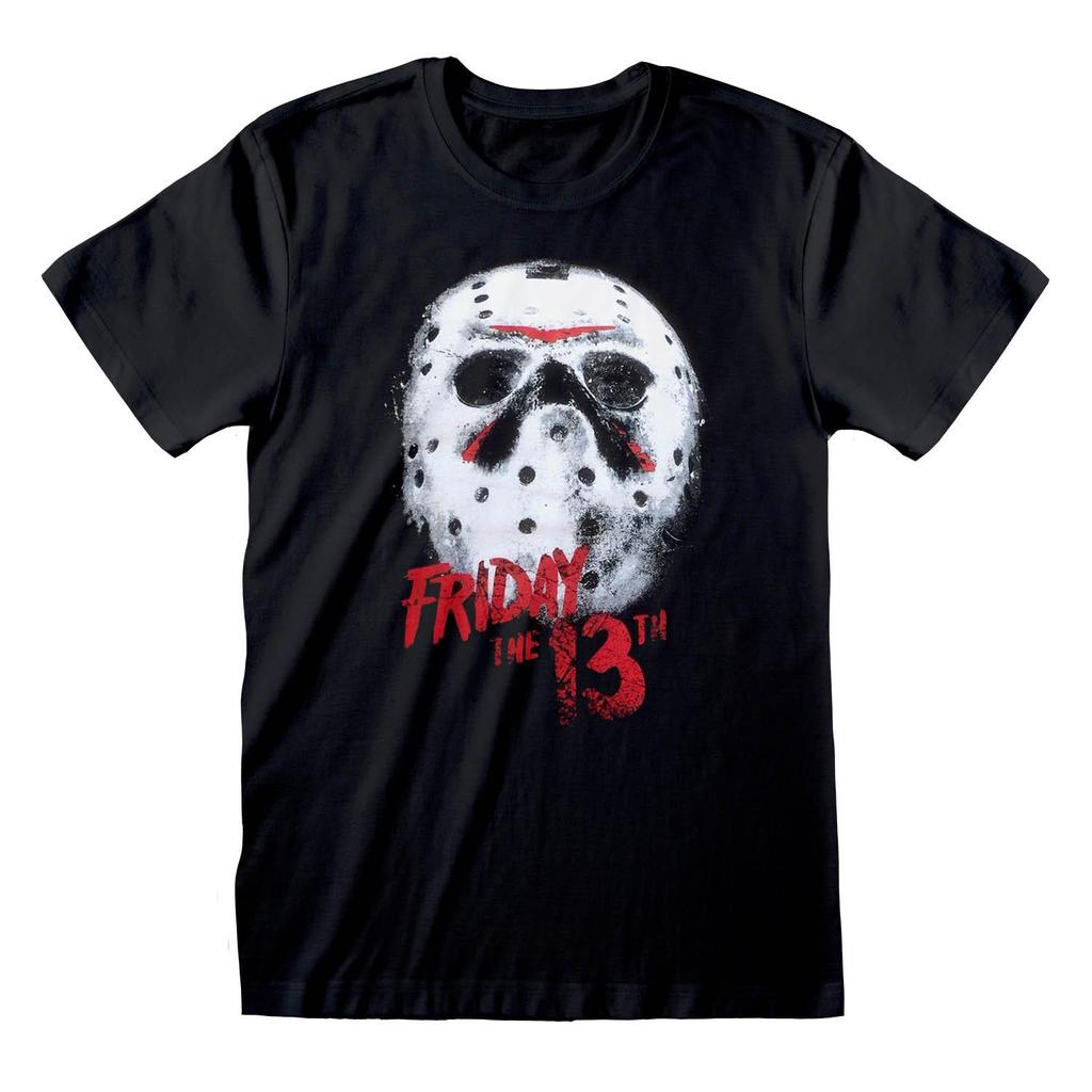 Friday The 13th Unisex Adult White Mask T-Shirt