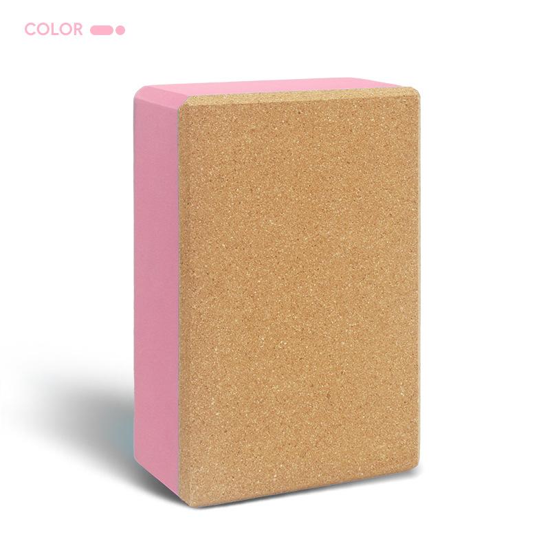 Yoga Brick EVA And Cork Synthetic Strench Exercise Yoga Block Home Use Gym Fitness Pilates Yoga Assistive Equipment For Dancing