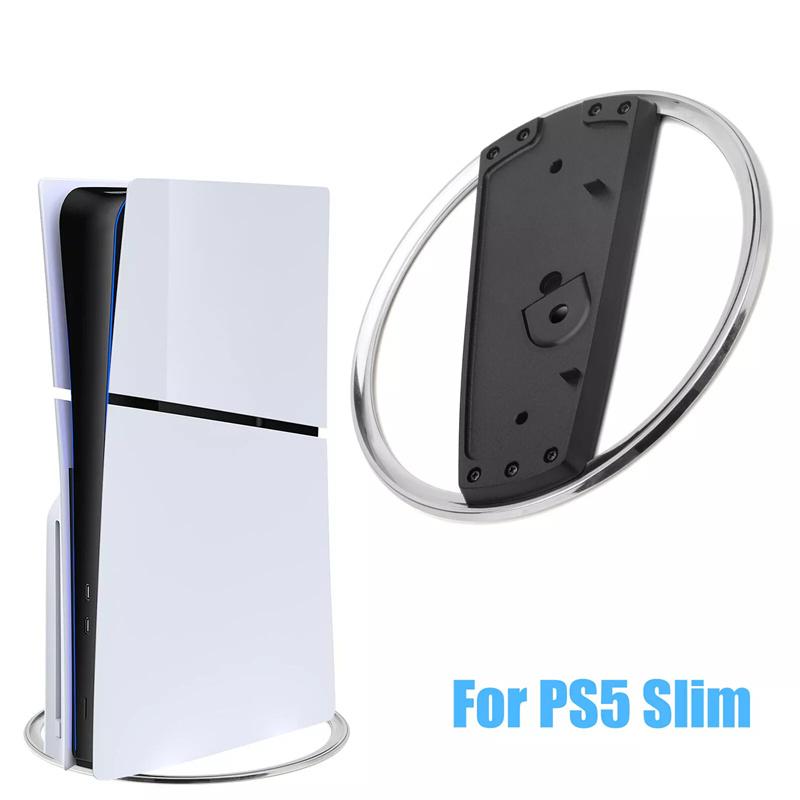 Подставка для игровой консоли PS5 Slim, вертикальная, противоскользящая, для Sony Playstation 5 Slim Disc Digital Edition, аксессуар