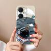 Case For Vivo V29 Lite Y17S Y36 Pro Y78+ Y27 X90 Back Cover Housing Lovely Astronaut Shockproof Luxury Soft Liquid Silicone Luxury Phone Bags For Vivo