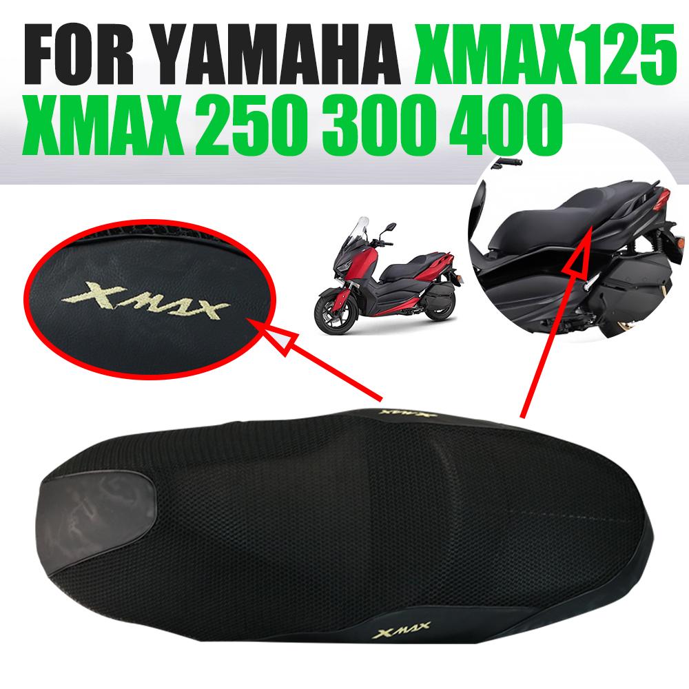 Для Yamaha XMAX 300 XMAX 250 125 X-MAX 400 XMAX300 Чехол на сиденье Покрытие седла Мотоаксессуары Подушка Тюнинг Чехол Коврик Сетка