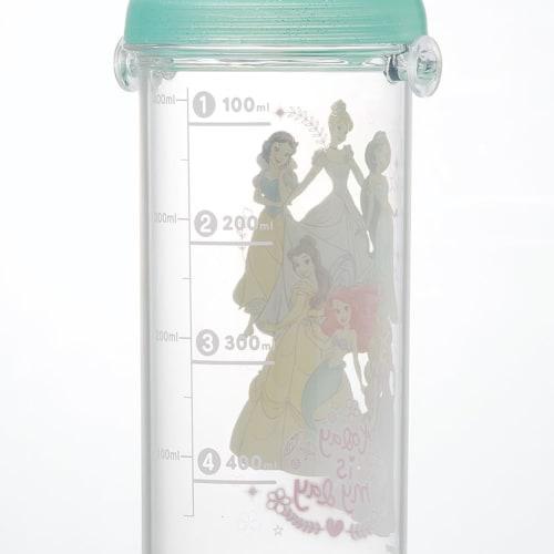 Skater Children's Clear Plastic Water Bottle 480ml Disney Princess with Scale To Manage Hydration PSB5TRC-A