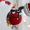 Мультяшное украшение для рождественской елки, ретро металлическое рождественское украшение, подвеска для рождественской елки