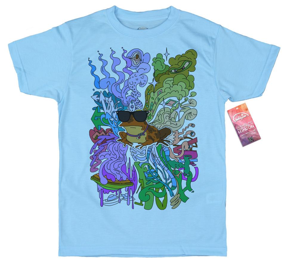 Hypnofrog Psychedelic Artwork Tshirt