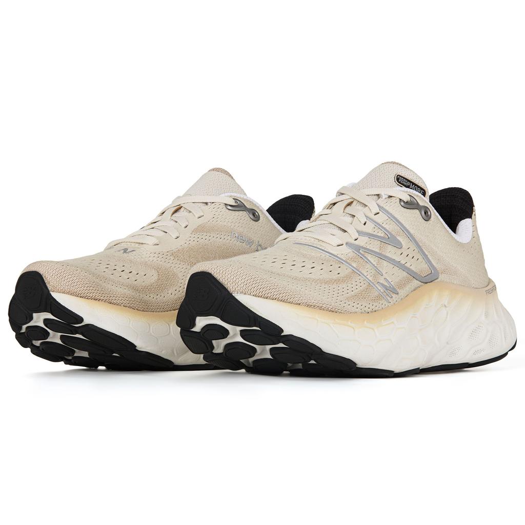 New Balance Fresh Foam X More V4 Comfortable Durable Low-Top Running Shoes Unisex Sneaker Milk-Tea MMORTR4