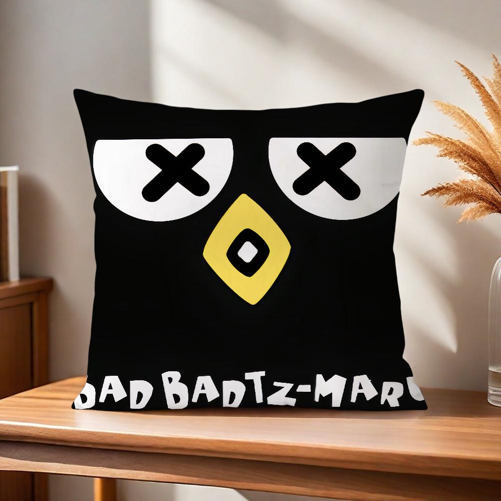 BAD Comfortable Soft Pillow Case B-BADTZ for Sofa Living Room Home Decor Protective MARU Cover Cartoon Without PillowInsert