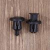 50/100Pcs 10Mm Diameter 10Mm Black Plastic Auto Fasteners Rivets Clips Vehicle Car Bumper Door Panel Fender Liner Clips Retainer