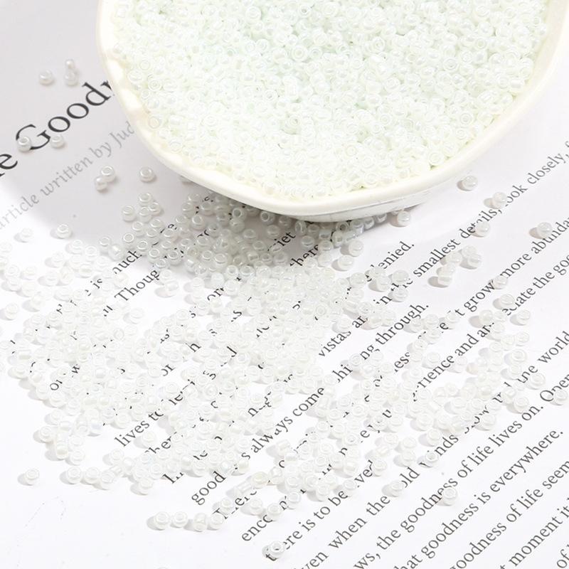 Креативные свободные бусины, сделай сам, изготовление ювелирных изделий, стеклянные бусины, маленькие бусины, 250/500 шт., 2/3 мм, ожерелье, браслет, кулон