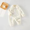 2025 New Pure Cotton Baby Jumpsuit for Spring, Autumn, and Winter - Newborn Toddler Inner Wear