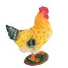 Chicken Figurine Resin Chicken Statue Garden Ornament Farm Animals Collection for Outdoor Backyard Patio Lawn Decoration