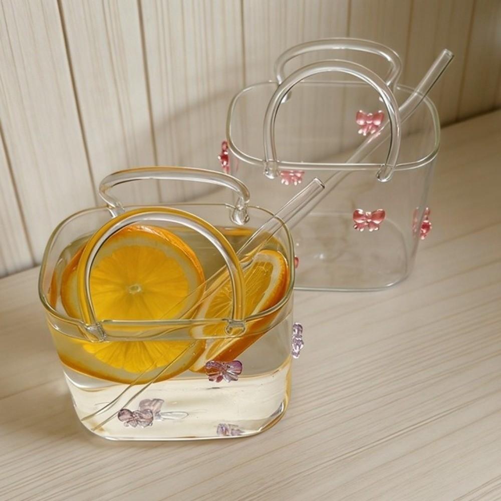 Transparent Fruit Wine Glass Funny Cold Drink Cup Hydroponic Flower Basket Glass Vase Cafe