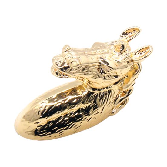 Ручка для шкафа, креативная высокопрочная цинковая голова лошади, мебельная ручка ящика