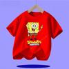 New SpongeBob SquarePants Childrens TShirt Casual Daily Comfortable Breathable for Boys and Girls