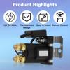 12V DC 500A Battery Cut Off Switch Remote Battery Disconnect Switch Anti-Theft Battery Kill Switch with 2 Remote Control Car Tru