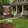 Подожди своей очереди Толстые мальчики Садовый флаг Смешная индейка Дед Мороз День Благодарения Рождество Подвесной баннер для наружного декора крыльца двора