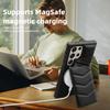 Кожаный чехол-кошелек для S22 S23 S24 S25 plus Ultra Cards Holder MagSafe Magnetic Charger Protective Cover