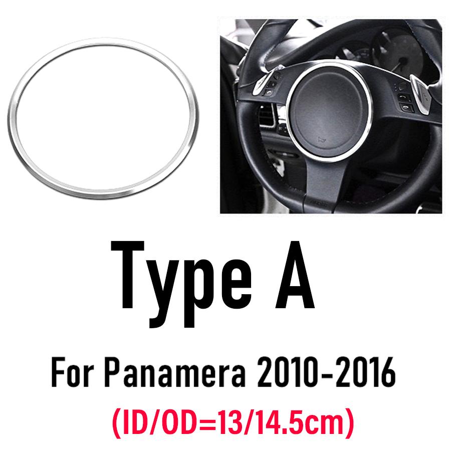 Автомобильное украшение на руль, кольцо, наклейка, Стайлинг для Porsche Cayenne Macan Panamera 718 911, аксессуары для интерьера