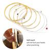 2Sets Brass material Acoustic Guitar Strings Golden And Silver Guitar Strings  For Acoustic Guitar