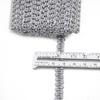 5m/lot Gold Silver Clothes Accessories Curve Wedding Ribbon Lace Trim Sewing Fabric