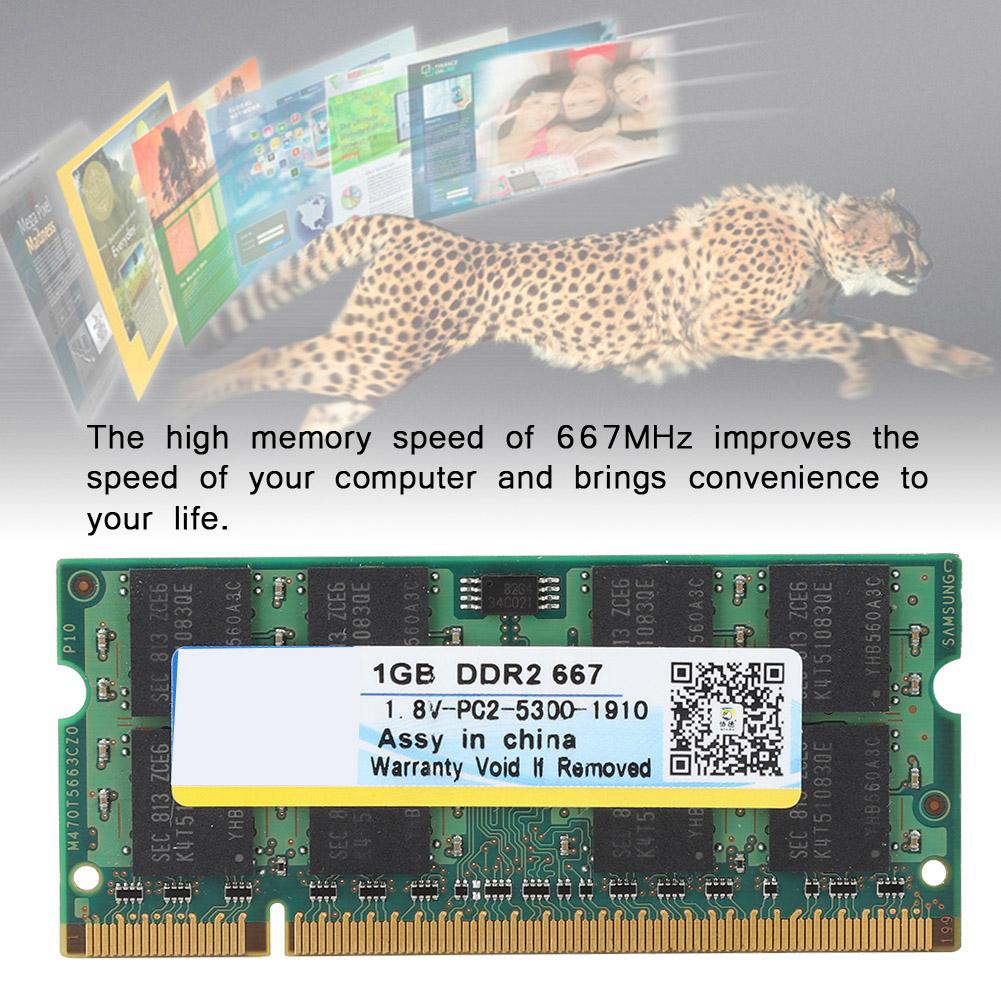 Модуль памяти Xiede DDR2 667 1,8 В 1 ГБ полностью совместим для ноутбуков