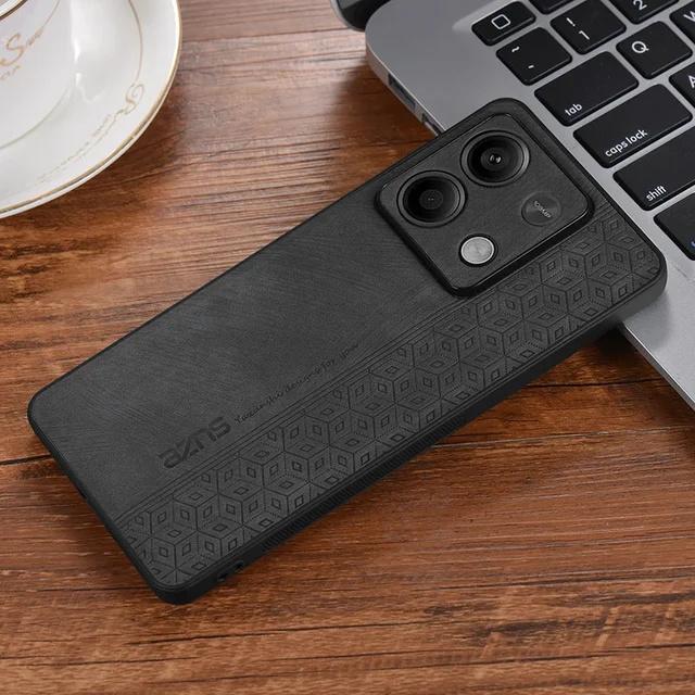 Чехол из искусственной кожи с тиснением в стиле ретро для Xiaomi Redmi Note 13 Pro Plus 5G 12 11 12S 11S 13C 12C 10C 10A, противоударный силиконовый чехол для телефона с мягкой рамкой