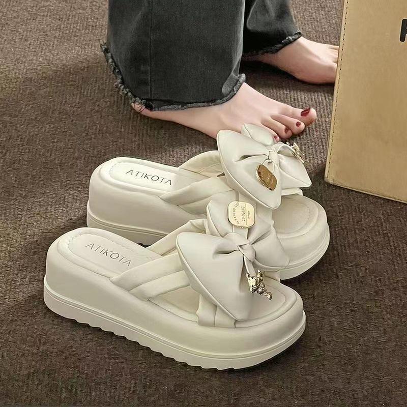 Сандалии летние женские тапочки сандалии на платформе уличные толстые пляжные тапочки шлепанцы садовая обувь