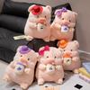 Kawaii 35/45cm Stuffed Animals Fruit Tea Pig Grape Cherry Carrot Super Soft Dolls Girls Boys Birthday Gifts Home Decor Pillow