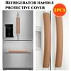 Faux Leather Kitchen Refrigerator Door Handle Covers Microwave Anti Slip Cover Dishwasher Anti Collision Cover Home Accessories