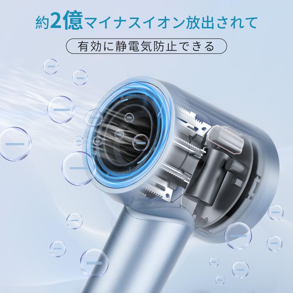 YOUMAY Large Air Volume Hair 200 Million High Negative Ion Large Air Quick High Constant Hair Cold Hot Hot Alternating Cold Air and Hot Air Low Hair