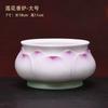 Ceramic Buddha Hall Offering Platform Buddhist Tools and Supplies Lotus Incense Burner Holy Water Cup Vase Home Furnishings
