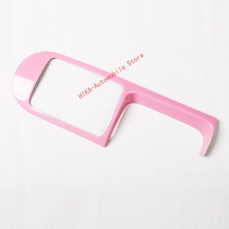 For volkswagen beetle 2003-2010 black carbon fiber Interior gear panel decoration shift knob trim cover 2004 2005 2006 2007 2008