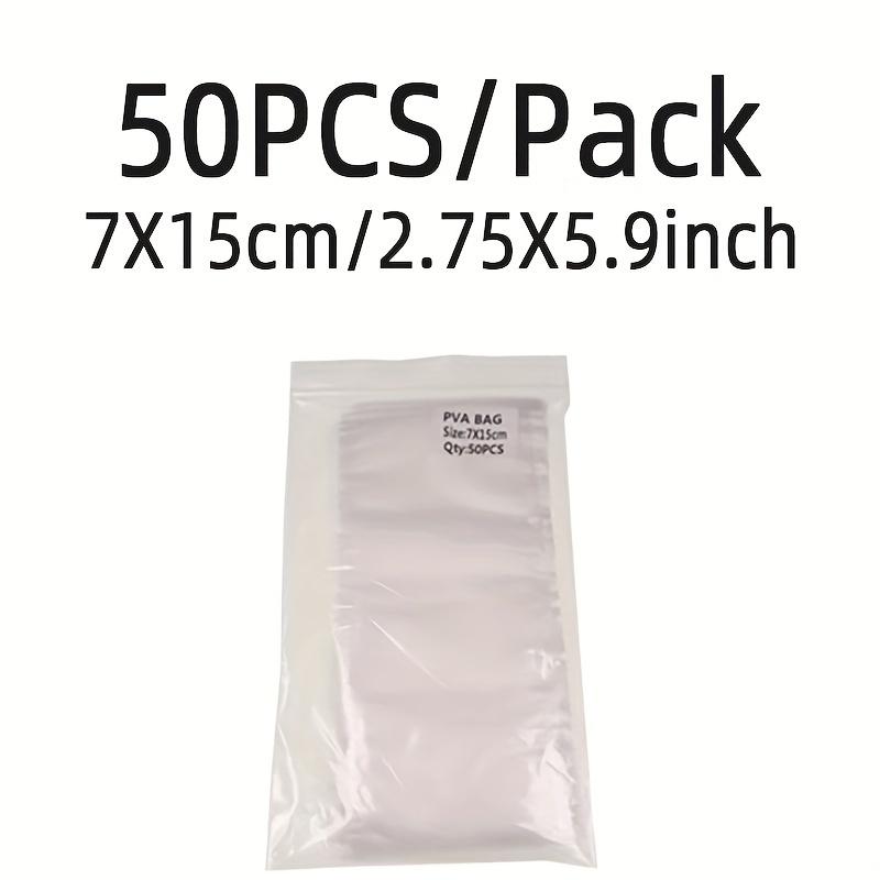 50pcs PVA Bags Carp Fishing Bait Material Carp Fishing Tackle Feeder Bag