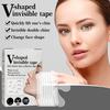 Лента для подтяжки лица Невидимая лента для подтяжки лица Ультратонкая лента для подтяжки лица V-образной формы Инструмент для макияжа, чтобы скрыть недостатки лица
