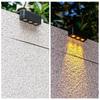 Waterproof Solar Garden Lights Easy Installation Solar Powered Lamps Stairs Wall Lamp  Outdoor