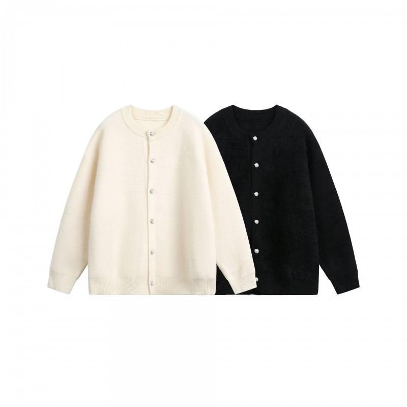 Unisex Oversized Knit Cardigan Soft Acrylic Casual Open Front Sweater Teens Adults
