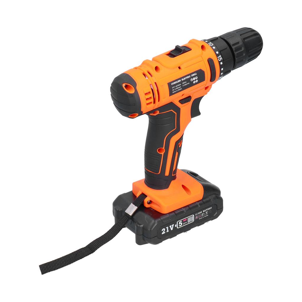 21V Cordless Hand Drill Set Double Speed Electric Screwdriver Multifunction Drill Driver