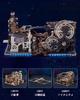 ROBOTIME 3D Wooden Puzzle Marble Run LGA01 LGC01 LG01 Combination Electric Model Coaster with and Roller for Crafting Brain Educational Toy for Adults