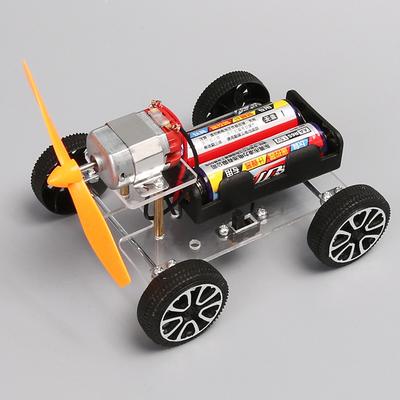 Физика STEM Технологии Гаджет Детские Научные Игрушки Электрическое Планирующее Транспортное Средство Развивающие Игрушки для Детей Сделай Сам Пластиковый Пазл