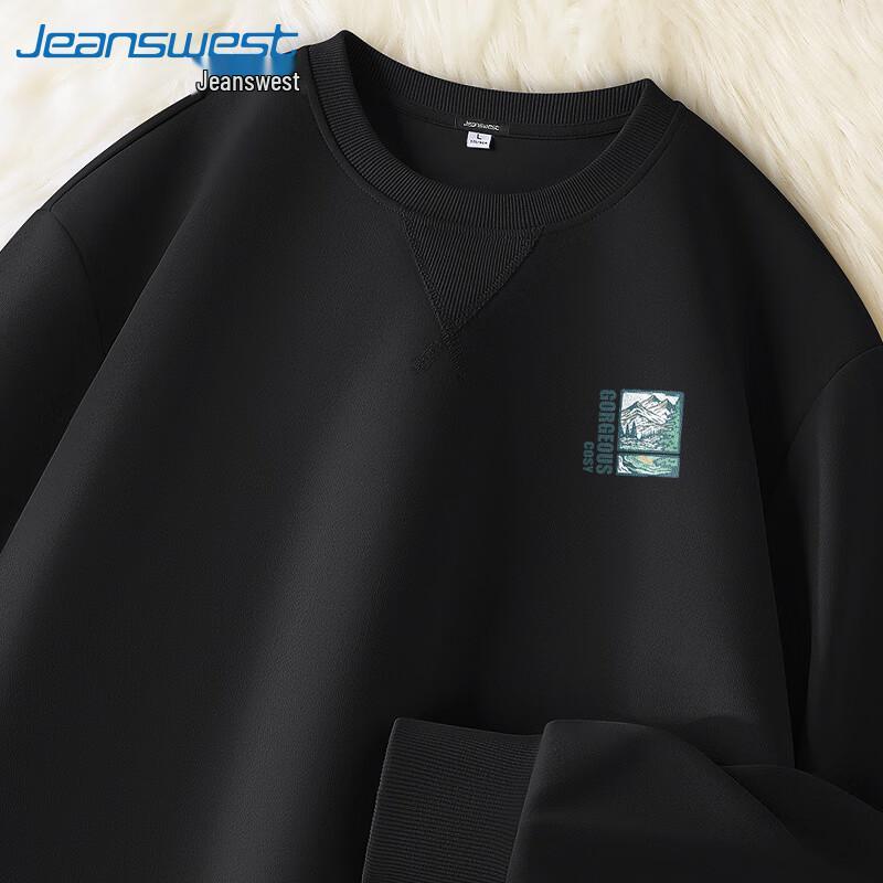 Jeanswest Men's 2025 Spring Crew Neck Sweatshirt