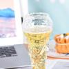 Creative Football Game Beer Glass Trophy-Shaped Glass Cups Summer Clear Beer Mug Paerty Gift for Men, Dad, Grandpa