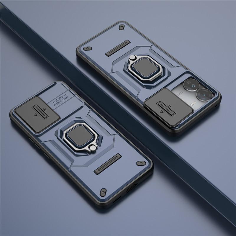 Для Vivo iQOO Z9x 5G Чехол для iQOO Z9X Чехол для линзы, раздвижное стекло, защитная броня, противоударный держатель, магнитный бампер для iQOO Z9x