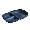 Divided Dish Diet Reusable Dinner Plate Kitchen Dinnerware Portion Plates For Adults 3 Compartments Microwave Safe