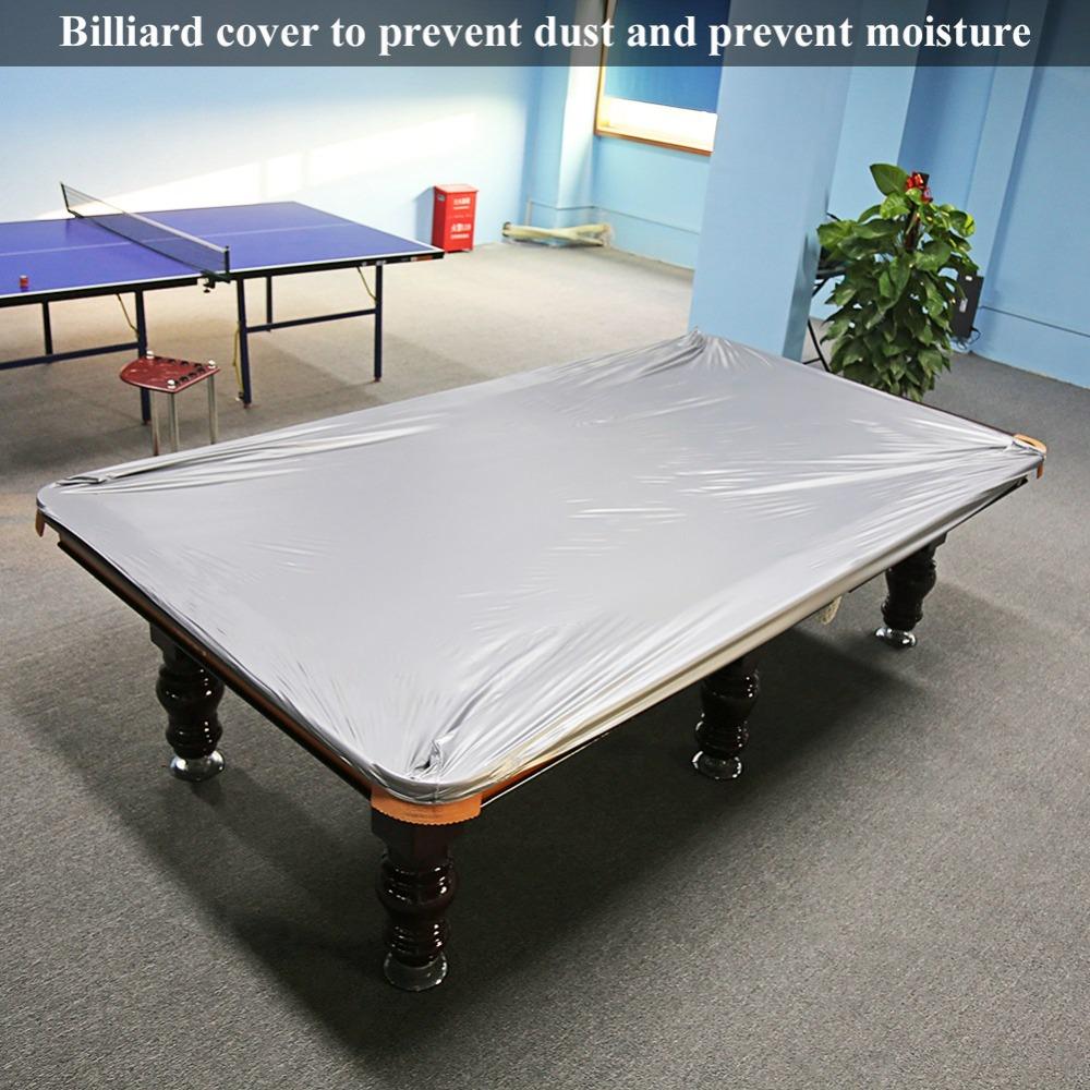 Black Billiard Table Cover Oxford Cloth Shell Portable Protective Case Pool Tables