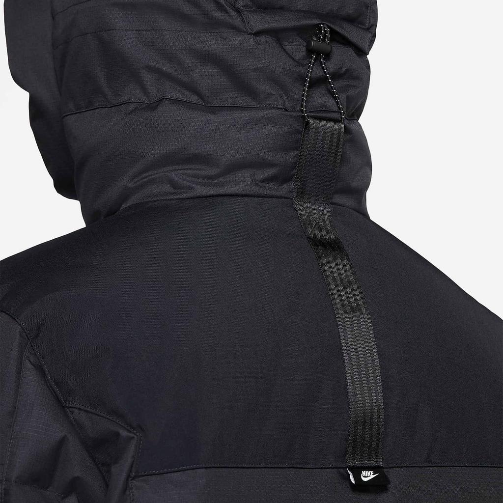 Nike Down Jackets Men's Black Hooded Moderate Other DD6981-010