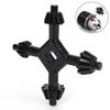 Cross Wrench 4 In 1 Drills Chuck Key Wrench 4 Way Chuck Key for Most Drills / Power Tools with Size 6mm 9mm 10mm 13mm
