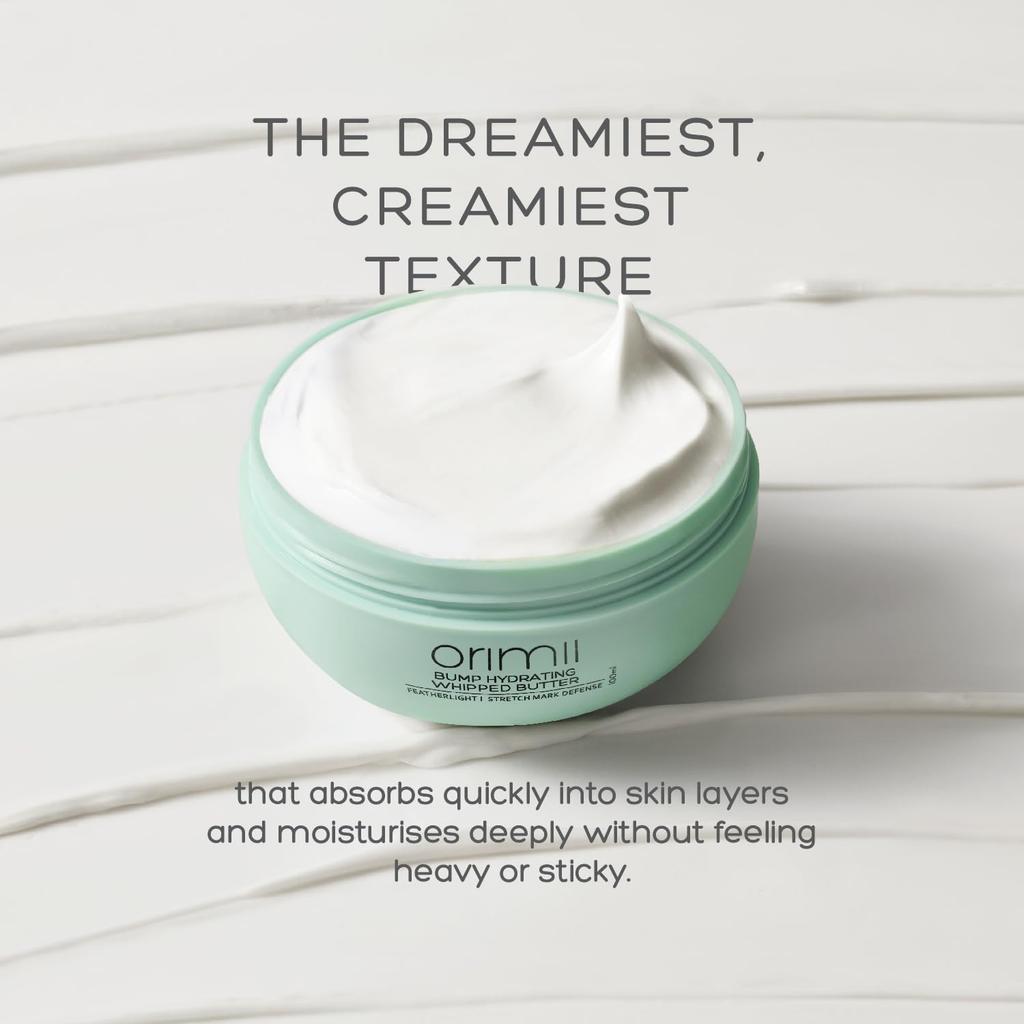 Orimii Bump Hydrating Stretch Marks Body Butter For Women | Whipped Cocoa Shea Cream 100gm