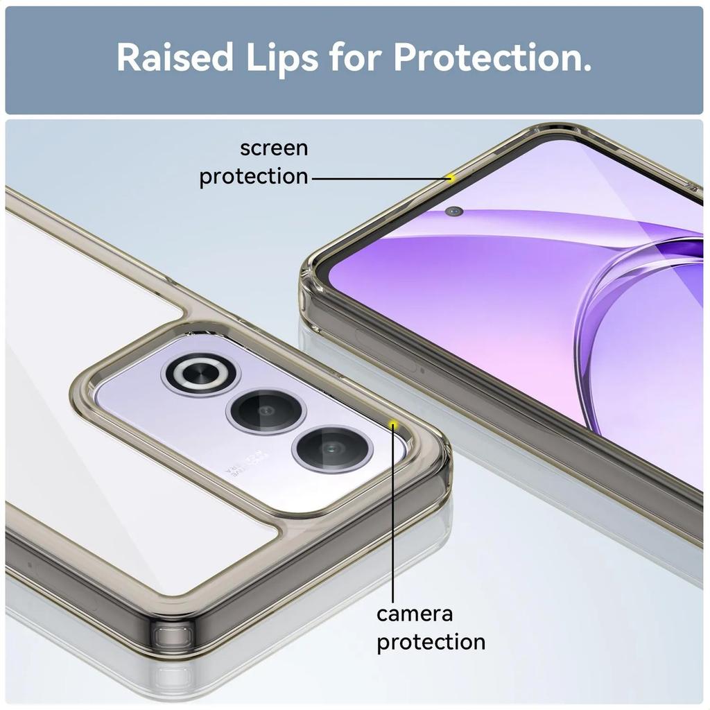 Phone Case For Oppo K12x 5g,Clear Transparent Phone Case Cover For Oppo K12x 5g