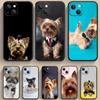 Cute Yorkies Dog Phone Case For iPhone Samsung Galaxy Redmi Xiaomi Oppo OnePlus Note S A 7 8 9 10 11 12 13 14 20 21 22 23 53 54 Pro Max Plus Ultra